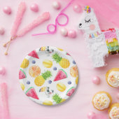 Borden met twee vellen papier papieren bordje (Feest)