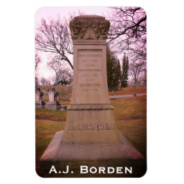 Borden-monument, Fall River, MA - A.J. Borden Magneet