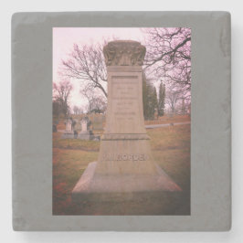 Borden-monument, Fall River, MA - A.J. Borden Stenen Onderzetter
