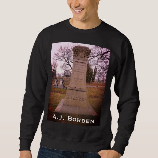 Borden-monument, Fall River, MA - A.J. Borden Trui (Voorkant)