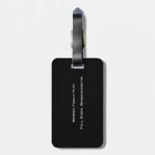 Borden Monument, Herfst River, MA - A.J. Borden Bagagelabel (Achterkant verticaal)