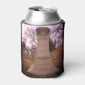 Borden Monument, Herfst River, MA - A.J. Borden Blikjeskoeler (Blikje Voorkant)