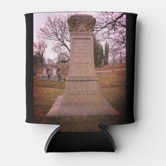 Borden Monument, Herfst River, MA - A.J. Borden Blikjeskoeler (Voorkant)