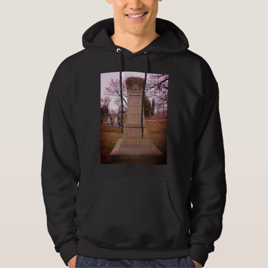 Borden Monument, Herfst River, MA - A.J. Borden Hoodie (Voorkant)
