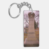 Borden Monument, Herfst River, MA - A.J. Borden Sleutelhanger (Voorkant Links)