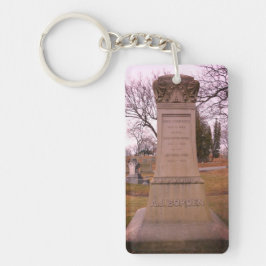 Borden Monument, Herfst River, MA - A.J. Borden Sleutelhanger