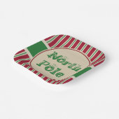 Borden Noordpoolpapier Papieren Bordje (Gebogen)