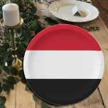 Borden onder Jemenitische vlag, feest, sport, Jeme Papieren Bordje<br><div class="desc">Papieren Borden: Jemenitische Vlag & Jemen feest - hou van mijn land,  vaderdag,  vakantie,  patriotten / sportfans</div>