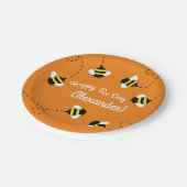 Borden op dag 1 van de geboorte papieren bordje (Gekanteld)