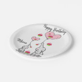 Borden op jaarpapier, olifant papieren bordje (Gekanteld)