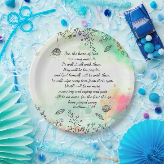 Borden op papier van 21:34 papieren bordje (Feest)