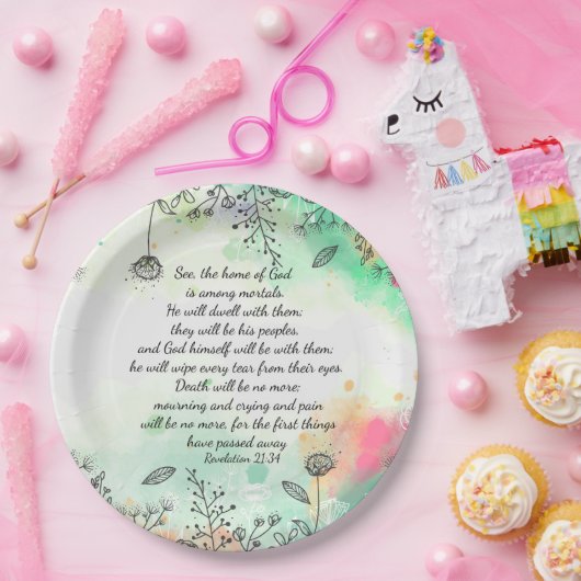 Borden op papier van 21:34 papieren bordje (Feest)