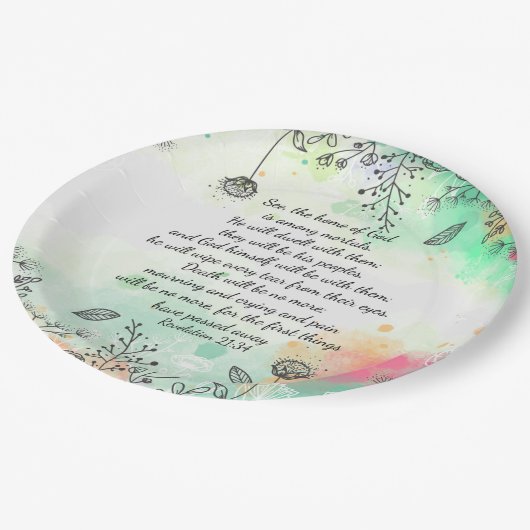 Borden op papier van 21:34 papieren bordje (Gekanteld)