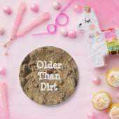 Borden ouder dan vuil papier papieren bordje (Feest)