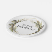 Borden papier op zaterdag 7 inch papieren bordje (Gekanteld)