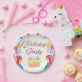 Borden papieren verjaardag bordje (Feest)