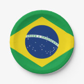 Borden, partij, sport, Brazilië Papieren Bordje (Voorkant)