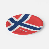 Borden, partij, sport, Noorwegen Papieren Bordje (Gekanteld)