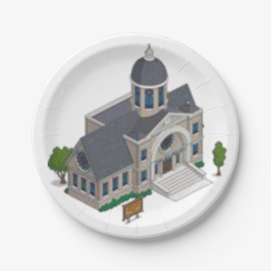 Borden rabbijn papieren bordje (Voorkant)