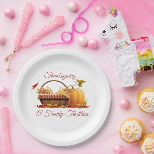 Borden Thanksgiving Papieren Bordje (Feest)