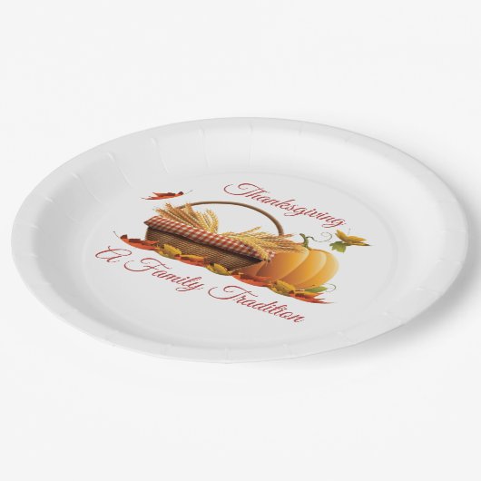 Borden Thanksgiving Papieren Bordje (Gekanteld)