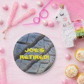 Borden van Aangepaste aftredingspartij Papieren Bordje (Feest)