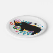 Borden van abstract Rijnpapier Papieren Bordje (Gekanteld)