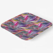 Borden van alcoholinkt papieren bordje (Gebogen)