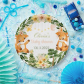 borden van baby shower fox papier papieren bordje (Feest)