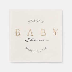 Borden van baby shower papier servet