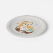 Borden van baby shower van suikerpuppy's of van mo papieren bordje (Gekanteld)