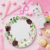 Borden van Baby showers van  van de Waterverf van  Papieren Bordje (Feest)