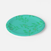 Borden van bessen en bladeren papieren bordje (Gekanteld)