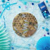 borden van bijenpapier papieren bordje (Feest)