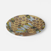 borden van bijenpapier papieren bordje (Gekanteld)