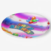 Borden van Birthday Paper Papieren Bordje (Gekanteld)
