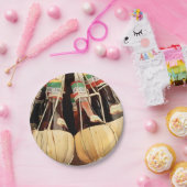 Borden van chianti-wijnpapier papieren bordje (Feest)