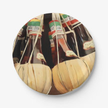 Borden van chianti-wijnpapier