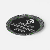 Borden van Cholo Theme Party Papieren Bordje (Gekanteld)