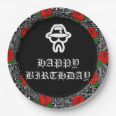 Borden van Cholo Theme Party Papieren Bordje (Voorkant)