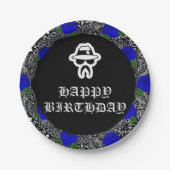 Borden van Cholo Theme Party Papieren Bordje (Voorkant)