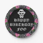 Borden van Cholo Theme Party Papieren Bordje (Voorkant)