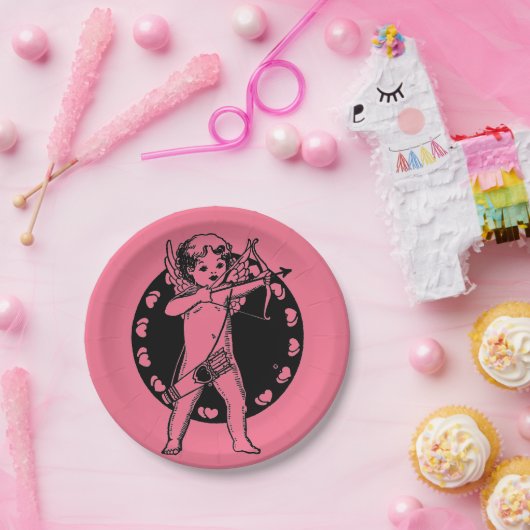 Borden van  Cupid Paper Papieren Bordje (Feest)