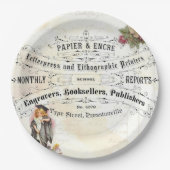 Borden van de  Afstuderen Cute Girl Afstuderen Papieren Bordje (Voorkant)