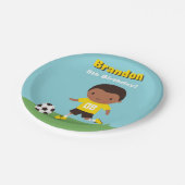 Borden van de Amerikaanse Jongen Vogelpartij Papieren Bordje (Gekanteld)