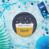 Borden van de bierpartij - Bijentest/bijengebeurte Papieren Bordje (Feest)