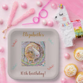 Borden van de Cavia Birthday () Papieren Bordje (Feest)