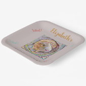 Borden van de Cavia Birthday () Papieren Bordje (Gebogen)