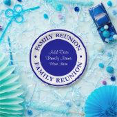 Borden van de gezinshereniging papieren bordje (Feest)