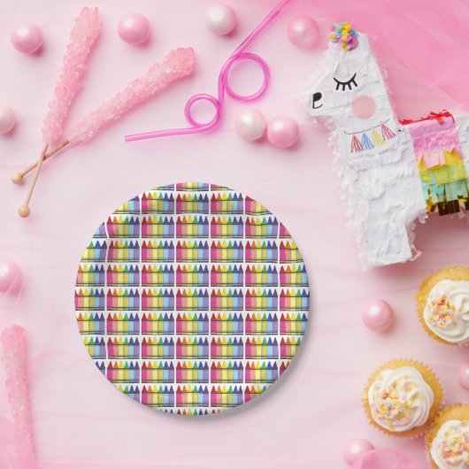 Borden van de kleurrijke regenboogkreeft papieren bordje (Feest)